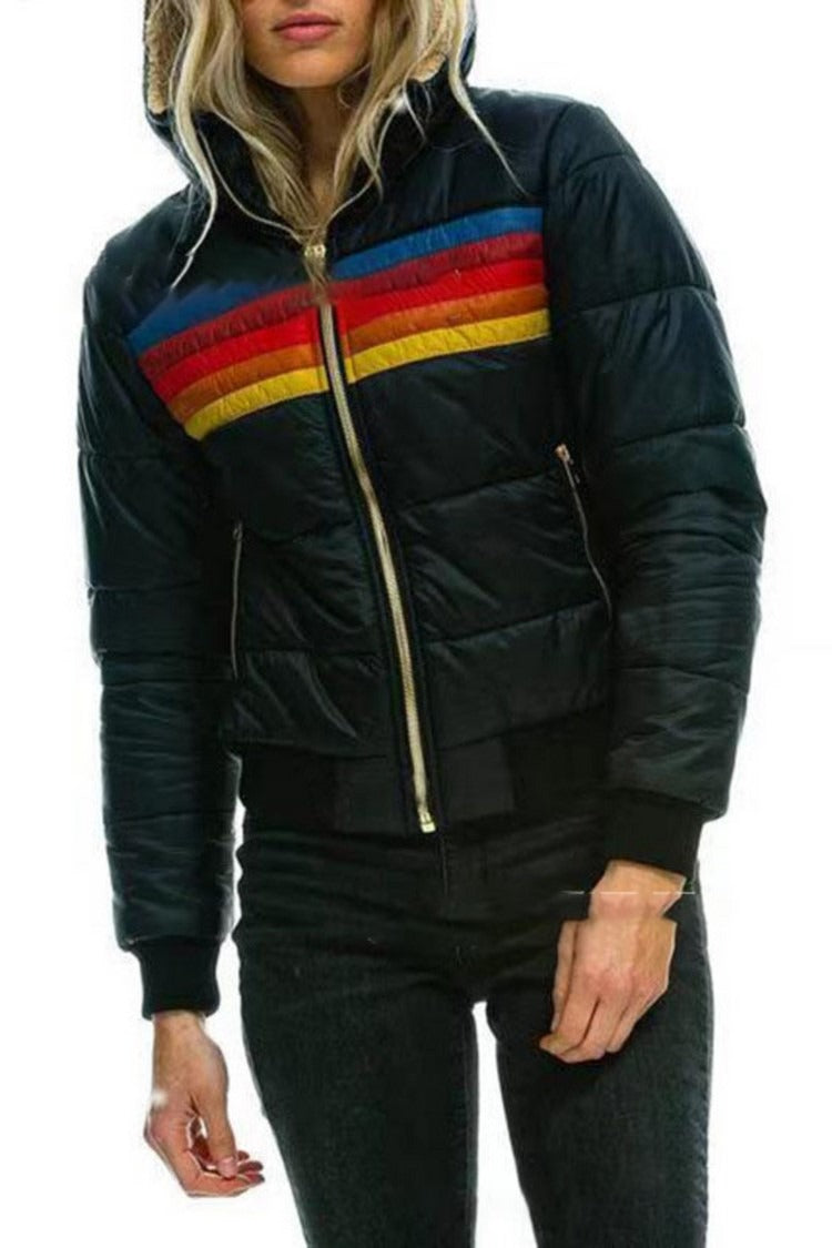 RUTH | Retro-Wattierte Jacke