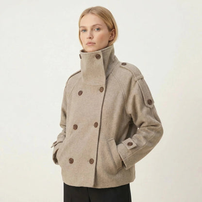 GENESIS | Jacke mit Stehkragen und Knopfleiste