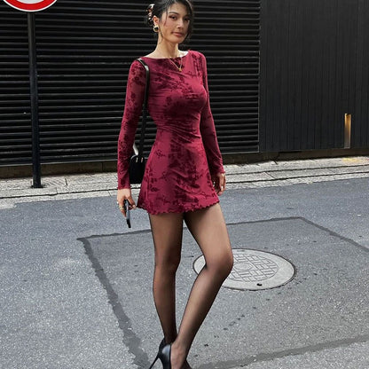 LIV | Romantisches Mesh-Blumenkleid