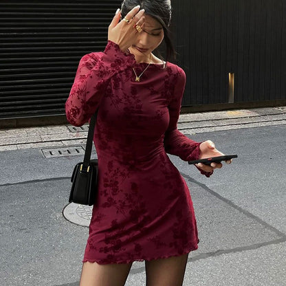 LIV | Romantisches Mesh-Blumenkleid
