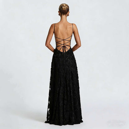 SOFIA | Elegantes Spitzen Maxi Kleid