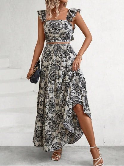 RUE | Boho-Print-Zweiteiler Set