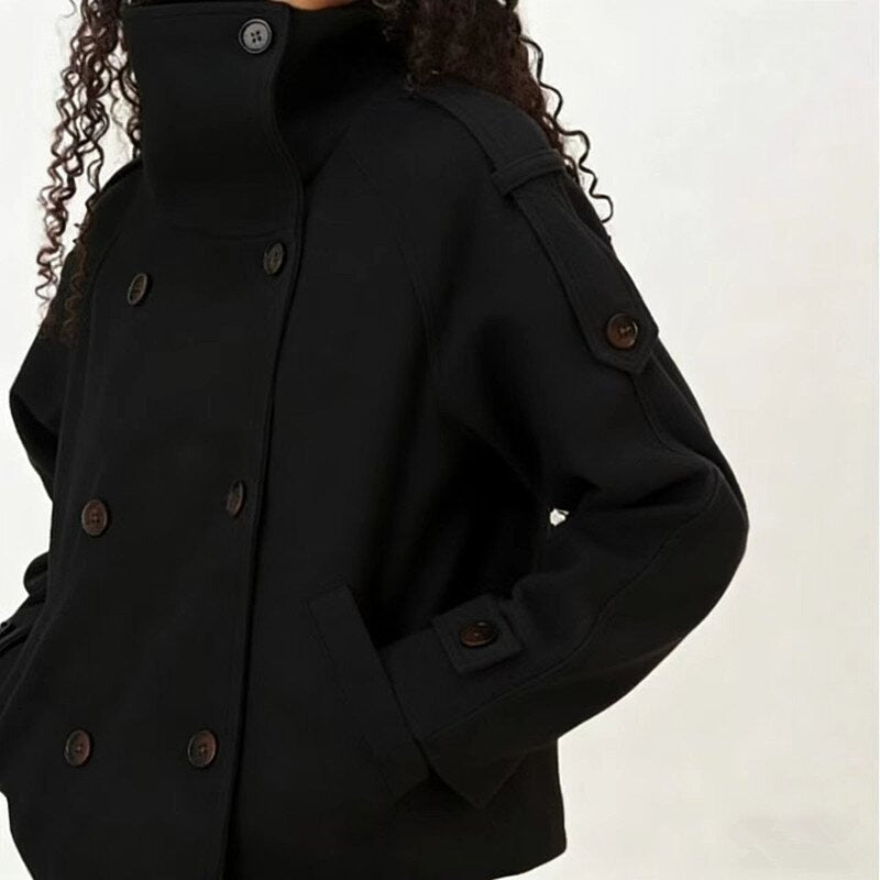 GENESIS | Jacke mit Stehkragen und Knopfleiste