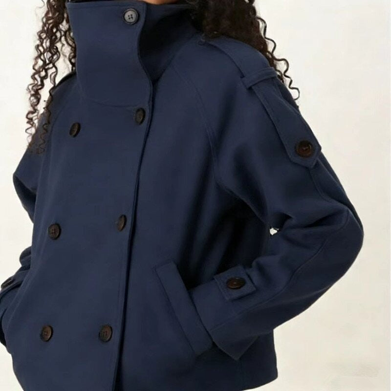 GENESIS | Jacke mit Stehkragen und Knopfleiste