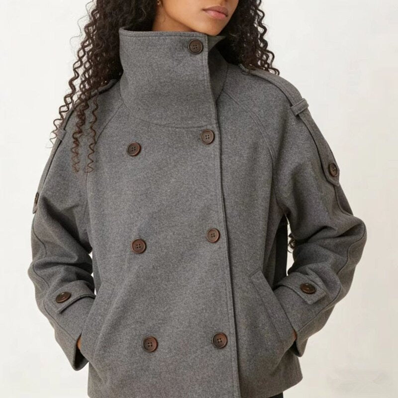 GENESIS | Jacke mit Stehkragen und Knopfleiste