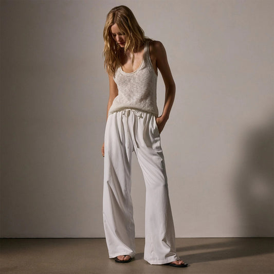 GLYJEL | Relaxed Fit Hose mit weitem Bein