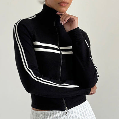 ADELAIDE | Retro-Streifen-Jacke