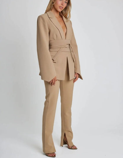 AIMEE | Eleganter Blazer mit Gürtel