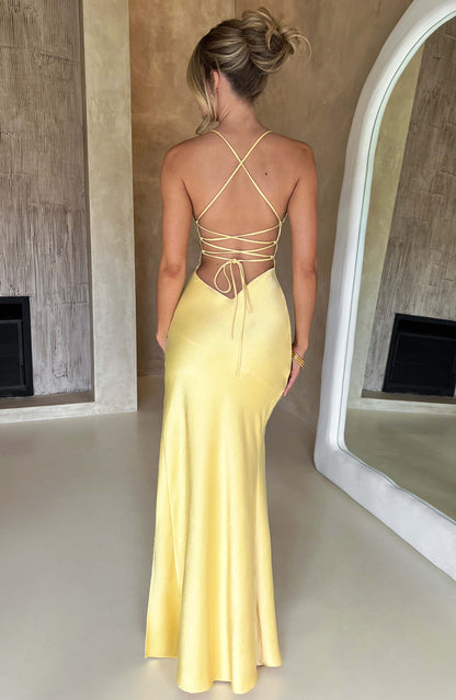 VELINA | Schlitz-Kleid