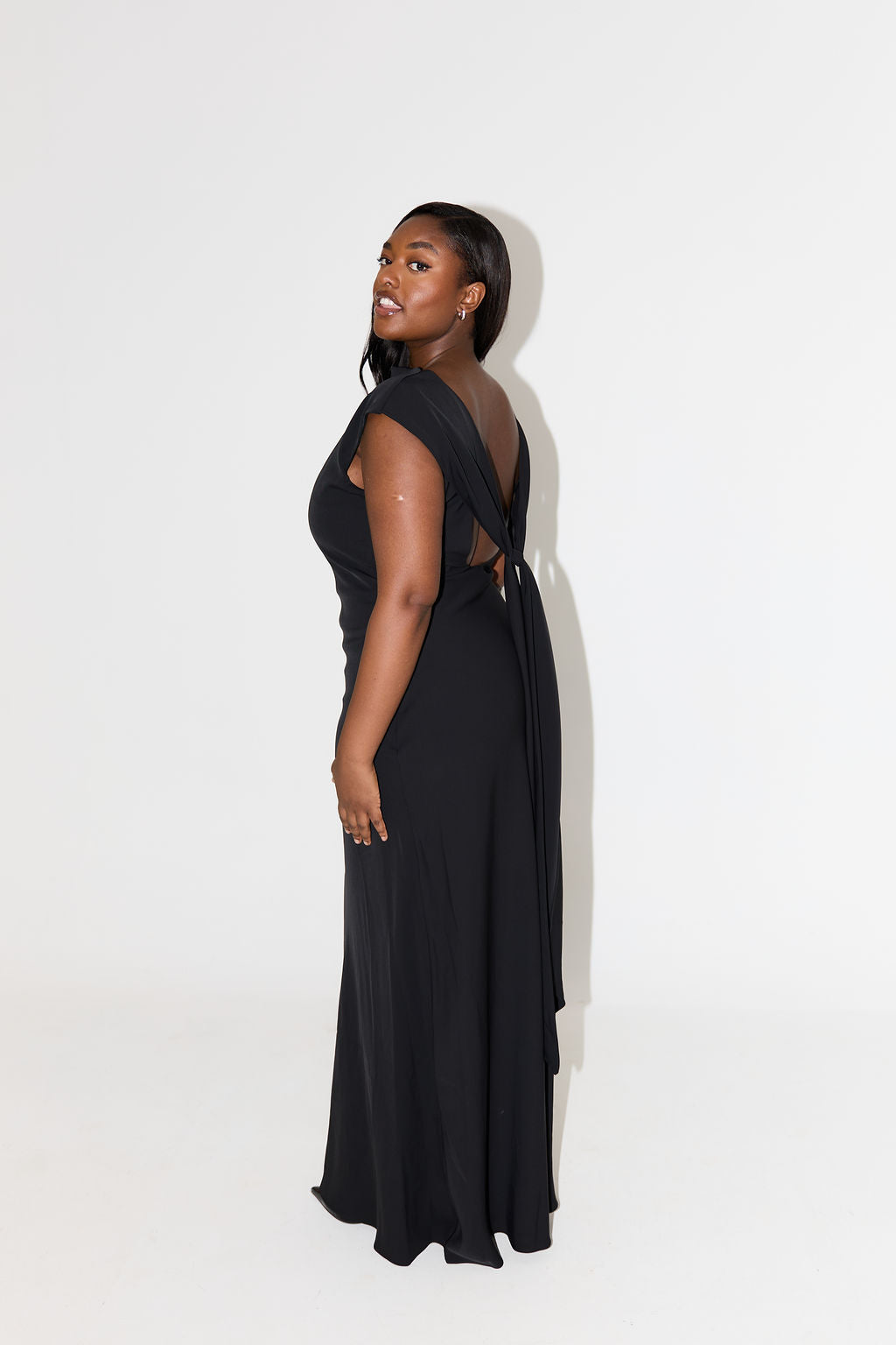 LOTTA - Drapiertes Maxikleid