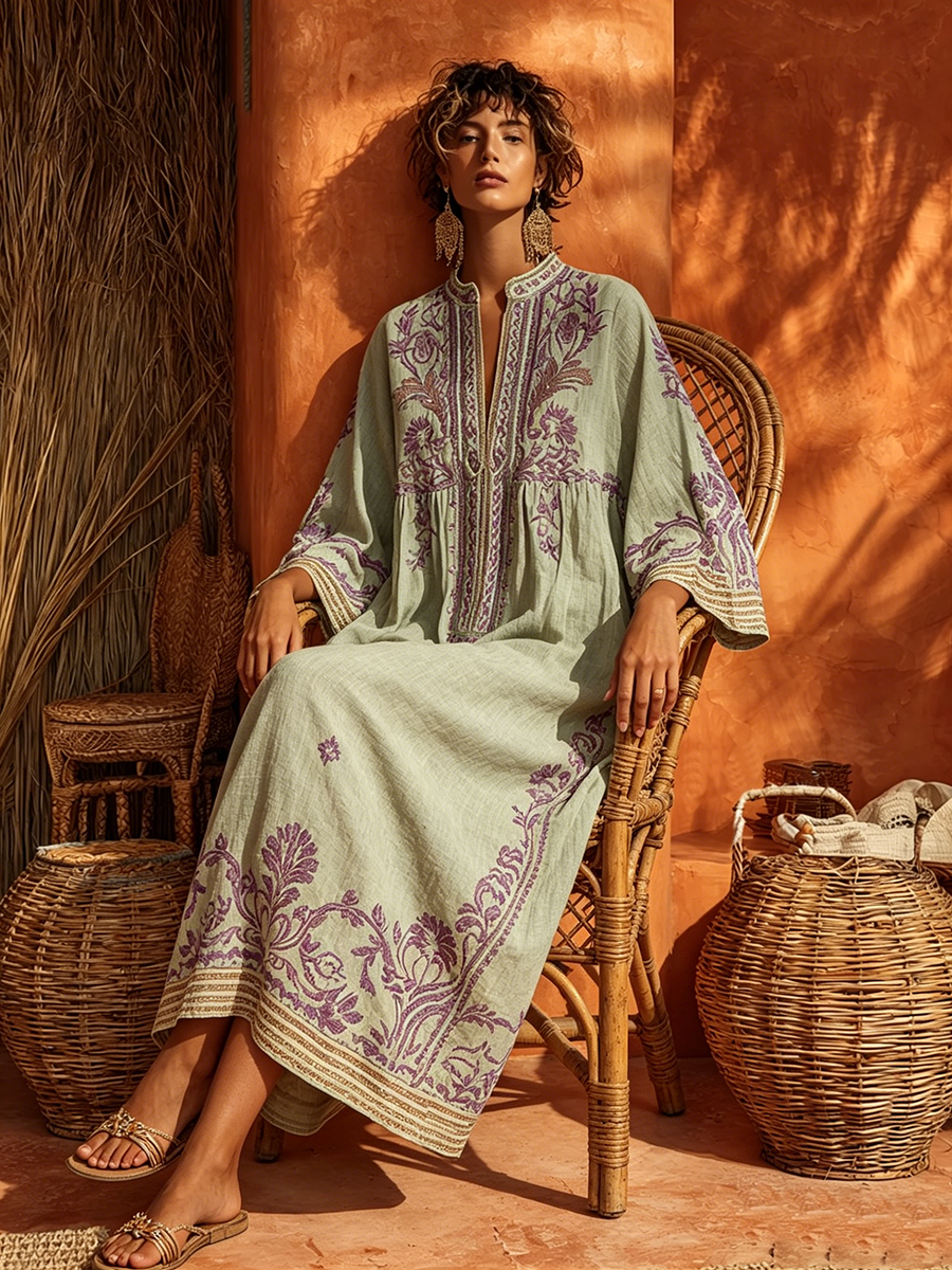 ELENA | Mediterranes Maxikleid
