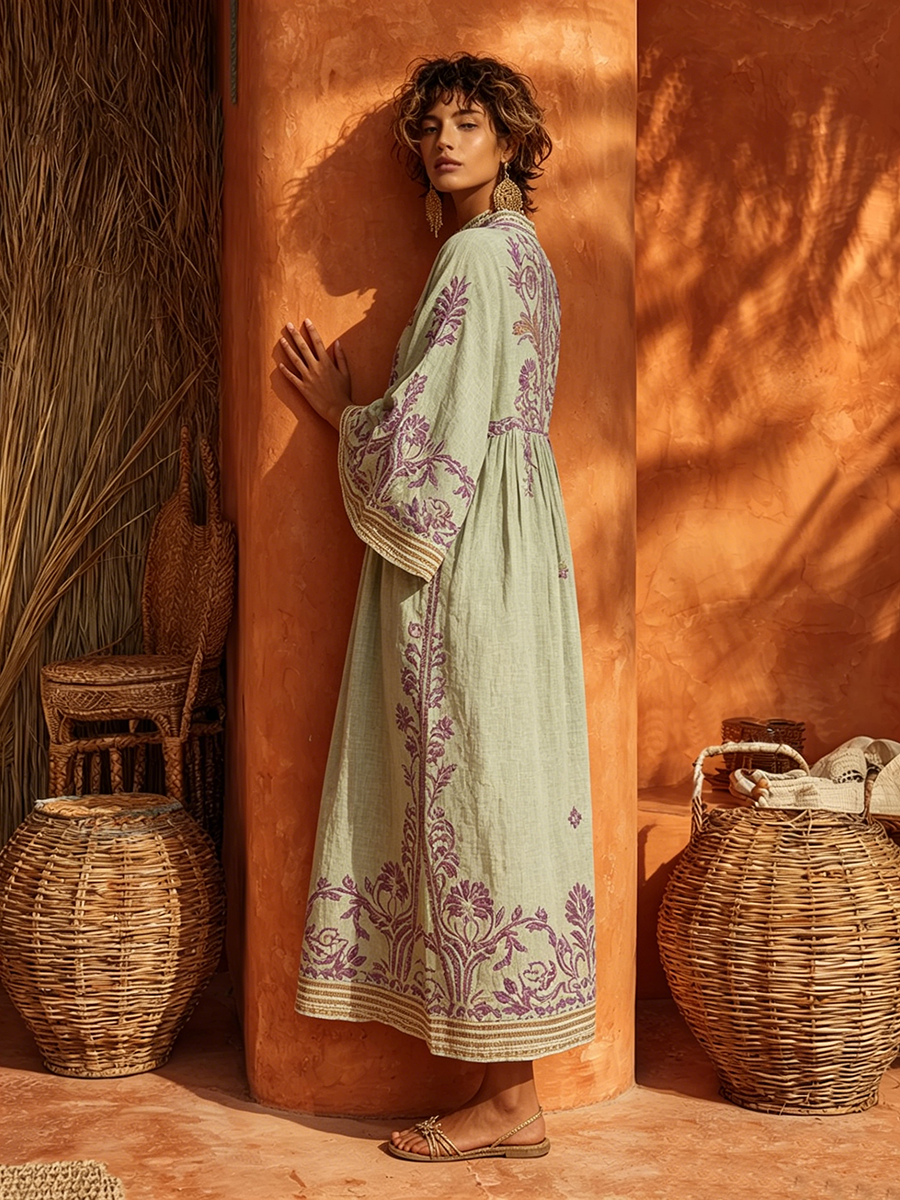 ELENA | Mediterranes Maxikleid