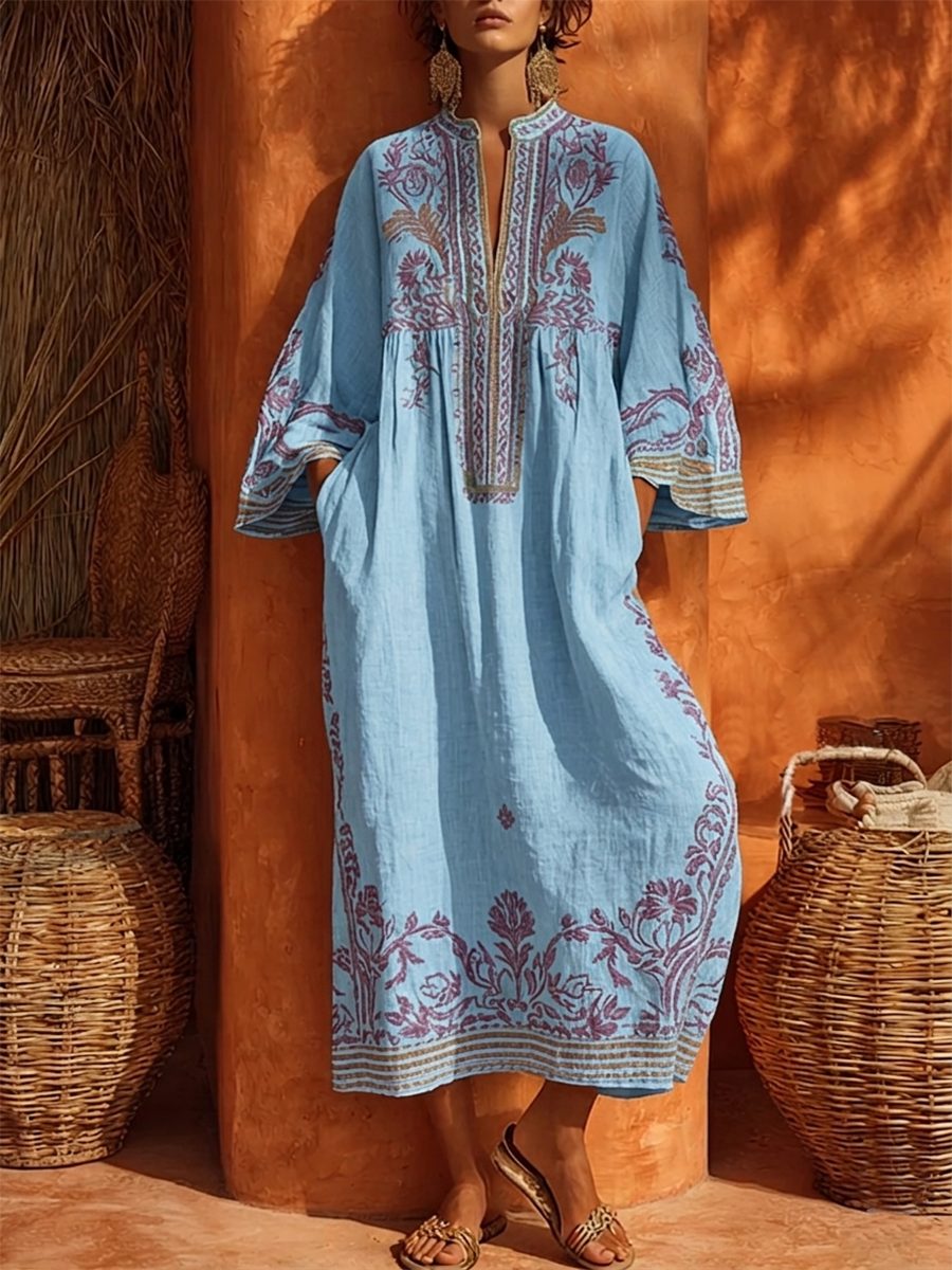 ELENA | Mediterranes Maxikleid