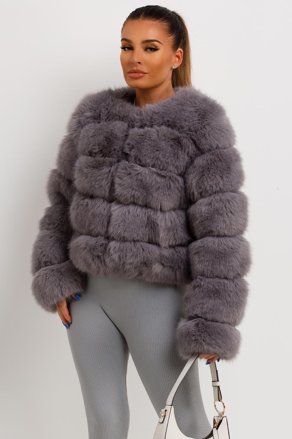 ROSIE | Glamouröse Faux-Fur Jacke