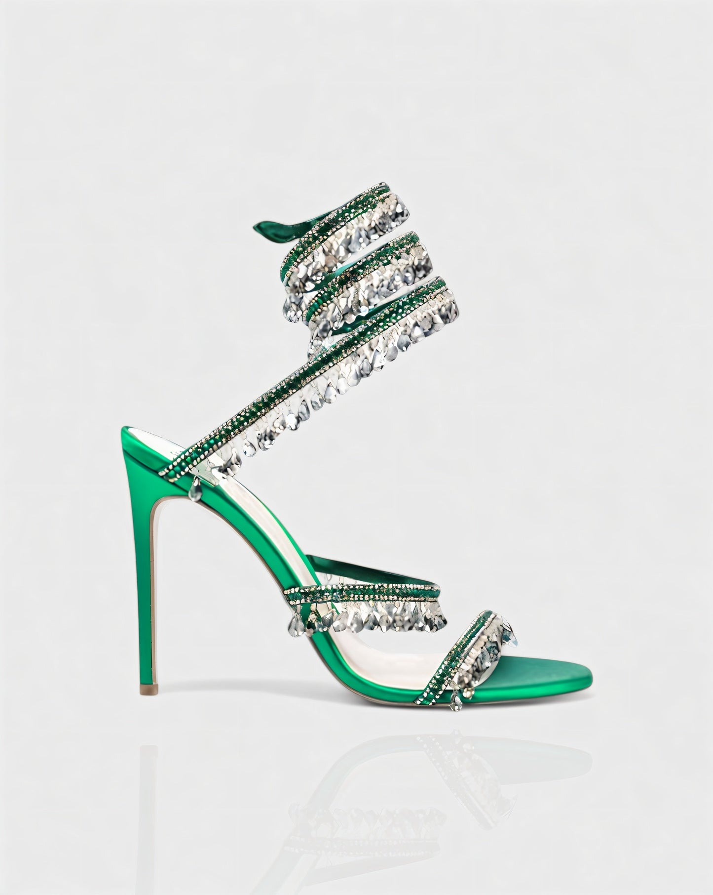 ADELIA | High-Heel-Sandalen mit Wickelriemen