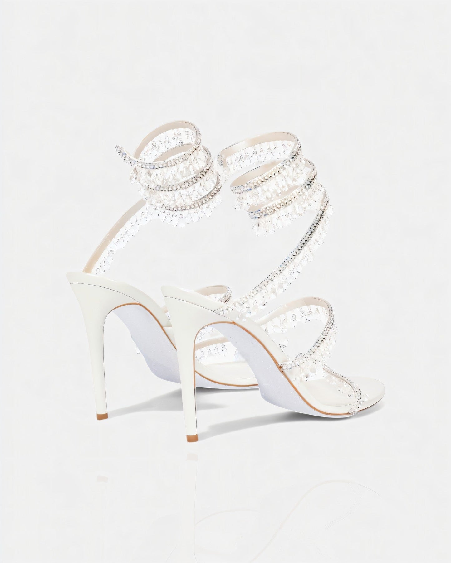 ADELIA | High-Heel-Sandalen mit Wickelriemen