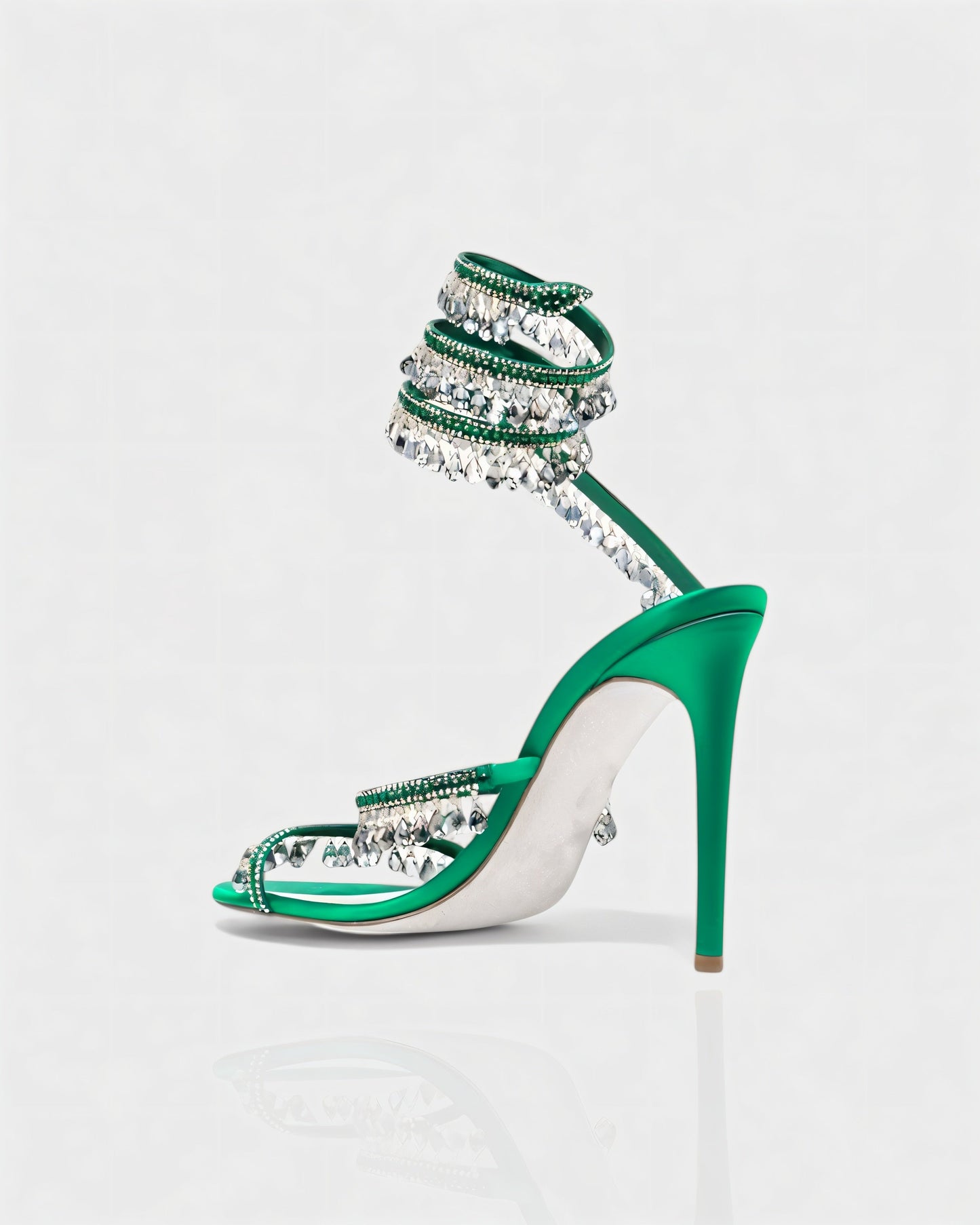 ADELIA | High-Heel-Sandalen mit Wickelriemen
