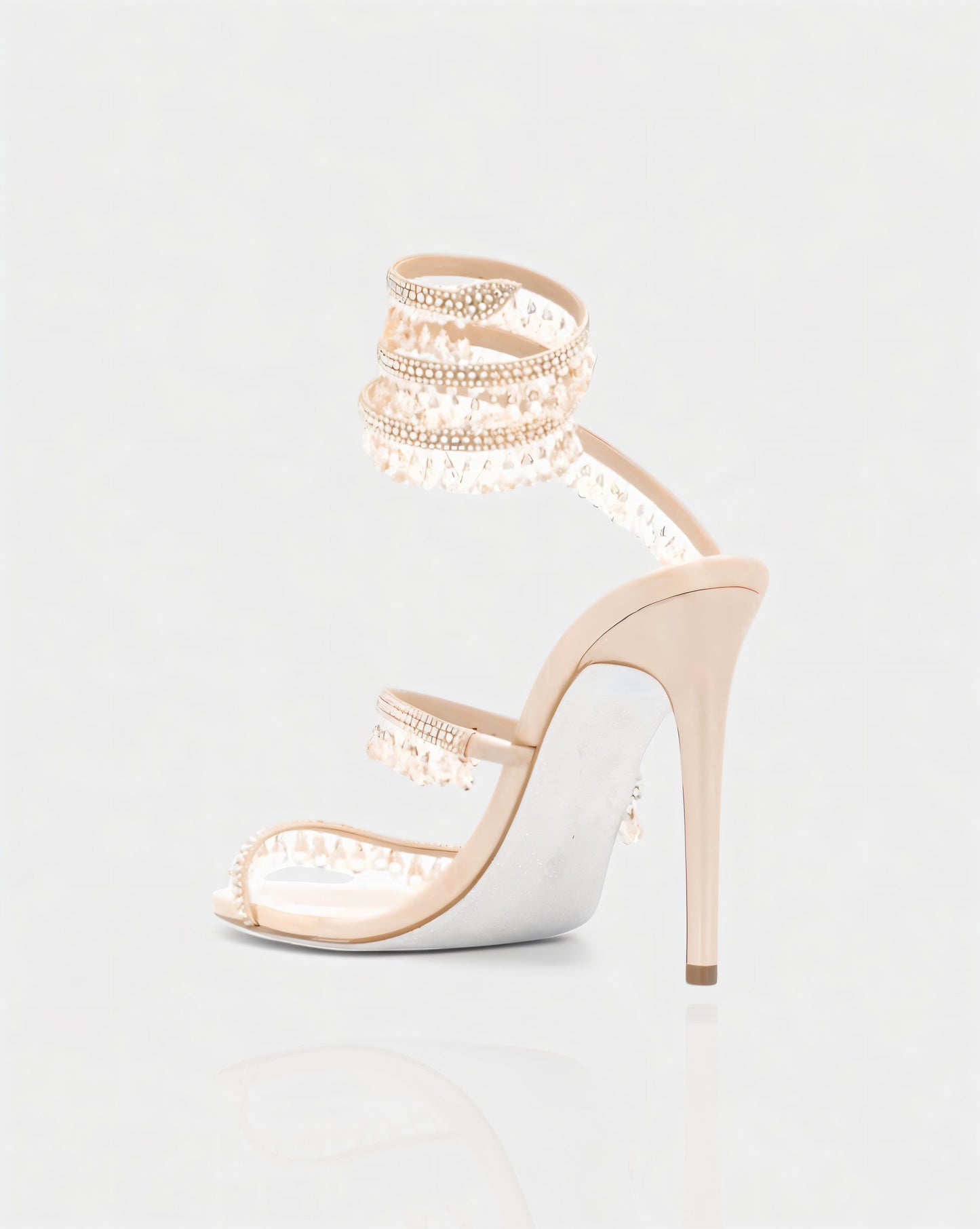 ADELIA | High-Heel-Sandalen mit Wickelriemen