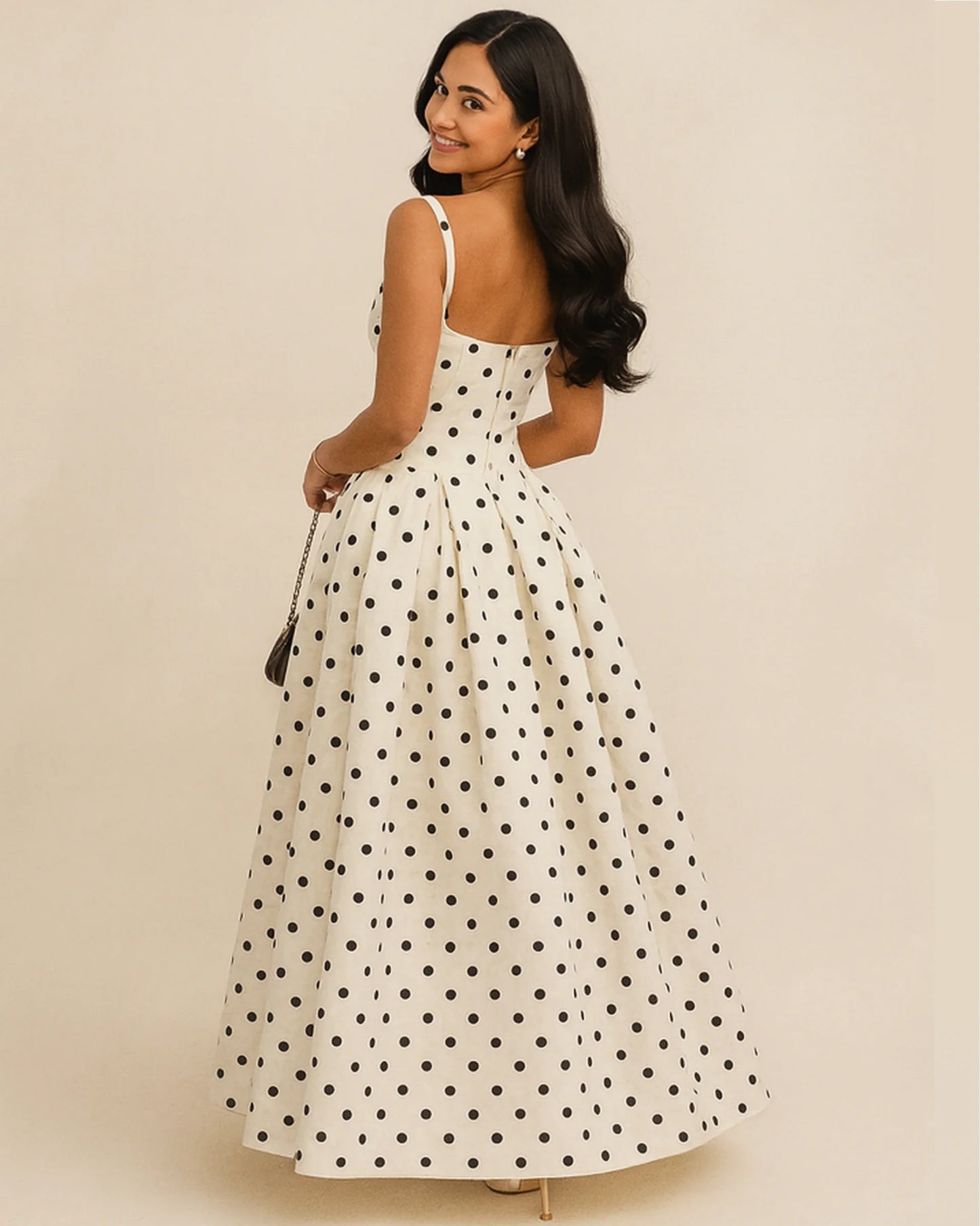 SARAH | Polka Dots Midikleid